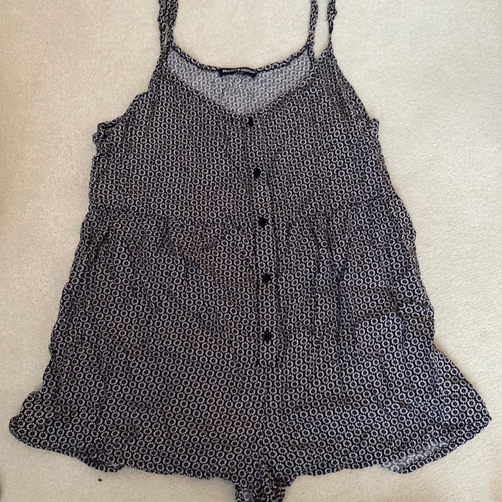 Brandy flower romper